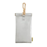 Hot Dog Sunglasses Case — Metallic Silver — detail view 2