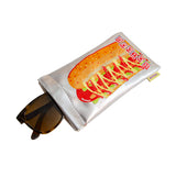 Hot Dog Sunglasses Case — Metallic Silver — detail view 4