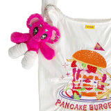 AMERICA Pancake Burger Tote Bag — White — detail view 3