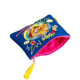 UK Fish and Chips Flat Pouch — Navy — detail view 3