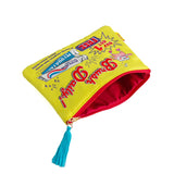 AMERICA Brush Dairy Flat Pouch — Yellow — detail view 3
