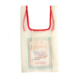 ITALY Baguette Sandwich Sheer Tote Bag — Beige — detail view 2
