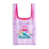 MYUUA Mt. Fuji Embroidered Sheer Tote Bag in Purple — main product view