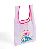 JAPAN Fujisan (Mt. Fuji) Sheer Tote Bag — Purple — detail view 4