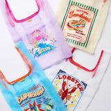 BRAZIL Caipirinha Sheer Tote Bag — Blue — detail view 7