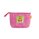 MYUUA Kumade Lucky Rake Quilt Pouch in Metallic Pink — main product view