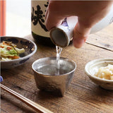 Oriental Zodiac Sake Cup Silver Ox