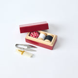 Small Sewing Box Vermillion YAMANAKA Lacquerware | Vermillion