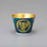 Kutani Free Cup – Yoshidaya (Gold-Lined)