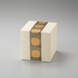 Kodai-Haku Three-Tier Box 3.8" (White)