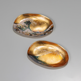 Glass Tray – Namiura (Gold Leaf)