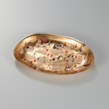 Glass Tray – Cats (Gold Leaf)