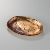 Glass Tray – Skull (Gold Leaf)
