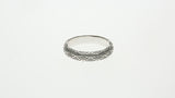 Silver Seigaiha Pattern Ring