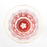 Sake Glass Kaleidoscope Gold Sakura