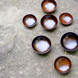 Six-Piece Nesting Sake Cup Set | Azusa, Urushi