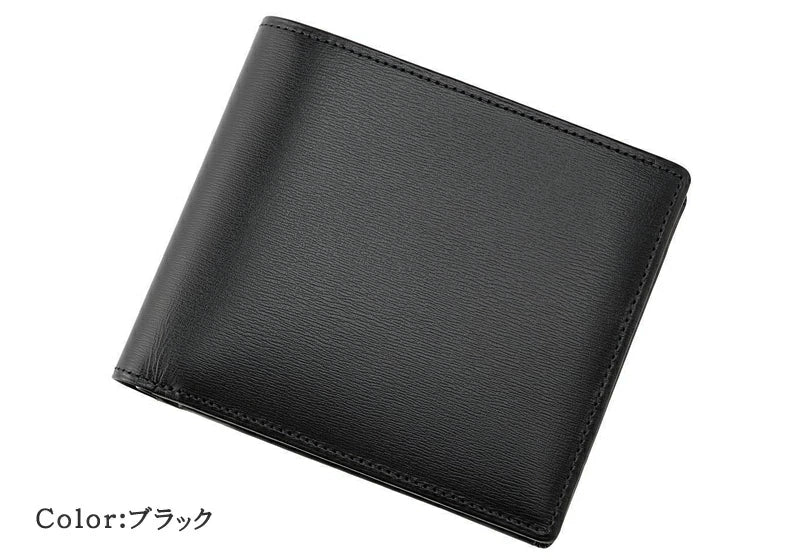 Box Calf Cow Leather Wallet with Coincase