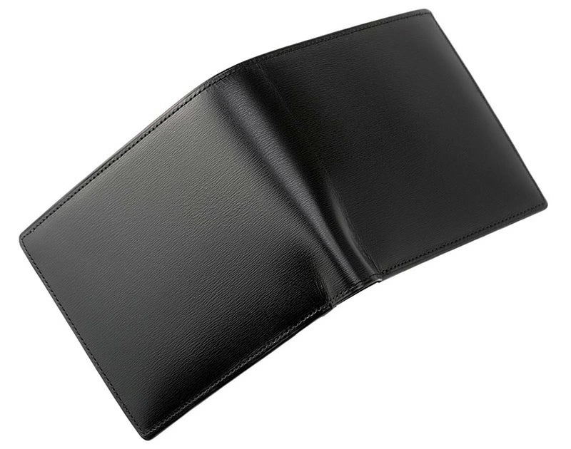 Box Calf Cow Leather Wallet with Coincase