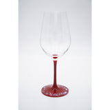 Wine Crystal Glass Stone Wall Red