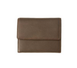 Silky Kip Cow Leather Compact Wallet w/ Honeycell