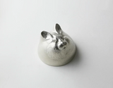 Oriental Zodiac Sake Cup Silver Rabbit
