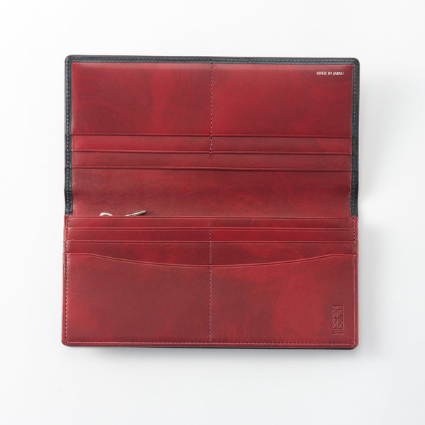 Bridle & Cirasagi Long wallet Black/Red