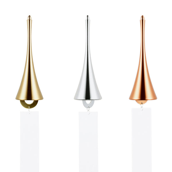 Wind Bell Horn - Gold, Silver, Pink Gold